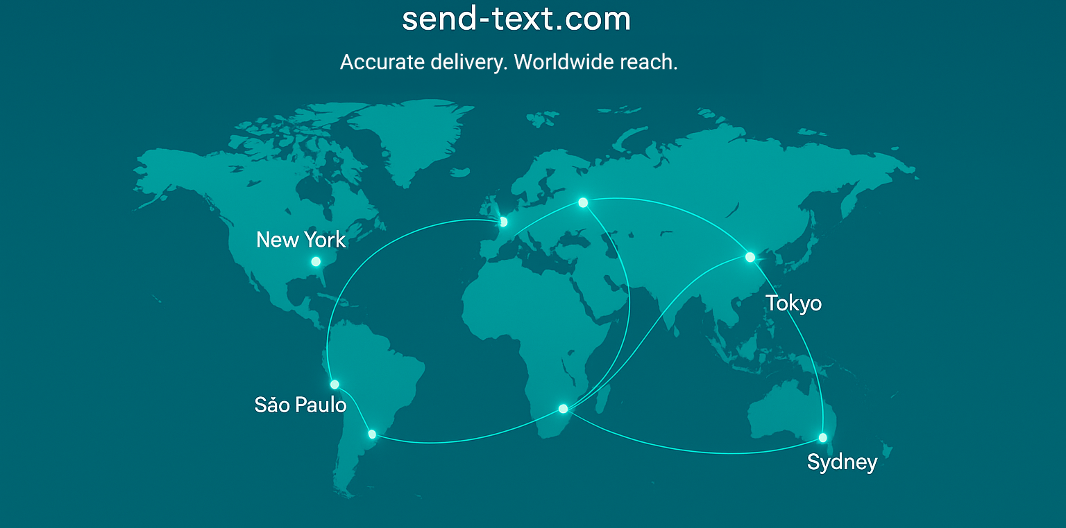 Global SMS Coverage Map